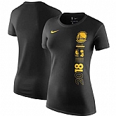 Women Golden State Warriors Nike 2018 NBA Finals Champions Celebration Year DFCT T-Shirt Black,baseball caps,new era cap wholesale,wholesale hats